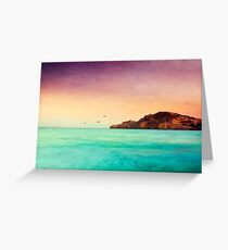 Glowing Mediterran Greeting Card