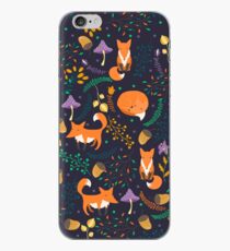 Foxes in the magic forest iPhone Case