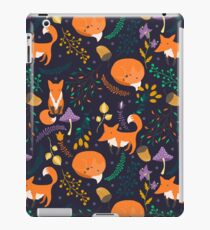 Foxes in the magic forest iPad Case/Skin