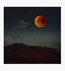Blood Moon Rising Photographic Print
