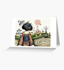 Topiary Teapot Greeting Card
