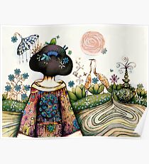 Topiary Teapot Poster
