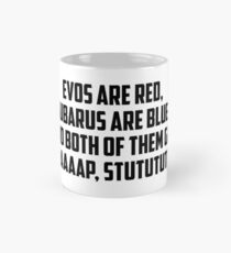 Evo x Subaru quote Mug
