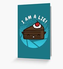 I Am A Lie Greeting Card