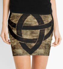Wooden Celtic Knot Mini Skirt