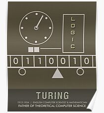 Science Posters - Alan Turing - Mathematician, Computer Scientist Poster