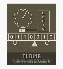 Science Posters - Alan Turing - Mathematician, Computer Scientist Photographic Print