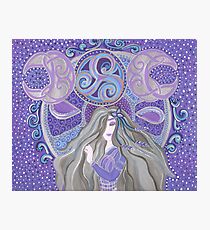 Celtic moon Goddess Photographic Print