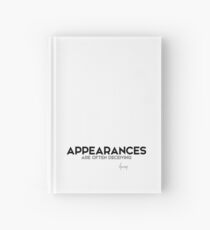 appearances are often deceiving - aesop Hardcover Journal