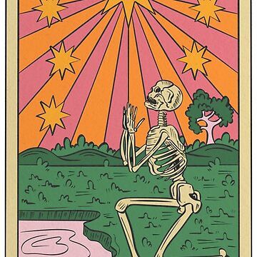 The Star Vintage Tarot Card Art Print for Sale by mossandmoon