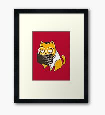 Avoid That Bastard at Work Framed Print