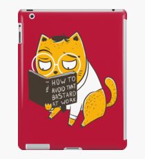 Avoid That Bastard at Work iPad Case/Skin