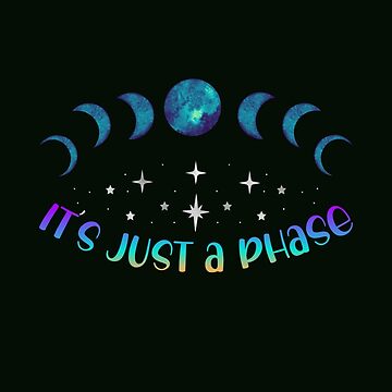 Funny Astronomy Pillow Half Moon Just a Phase I'm Going Through