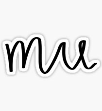 Mu Sticker