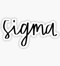 Sigma Sticker