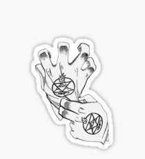 Fullmetal Alchemist - Mustang Gloves Sticker