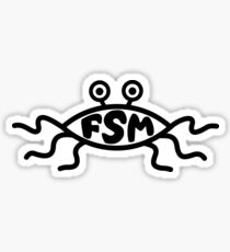 FSM - Flying Spaghetti Monster Sticker
