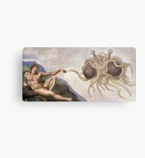 FSM Touched by His Noodly Appendage Metal Print