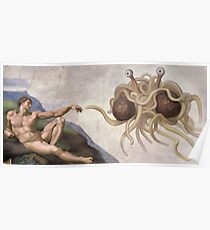 FSM berührt von seinem noodly Anhang Poster