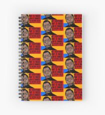 Not everything that is faced can be changed, but nothing can be changed until it is faced.. Spiral Notebook