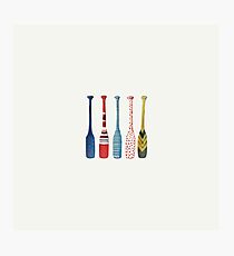 les rames Photographic Print