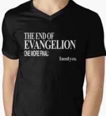 Neon Genesis Evangelion - I need you. Men's V-Neck T-Shirt