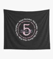 5 Solas of the Reformation Wall Tapestry