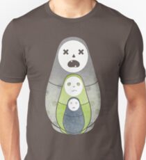 Zombie nesting dolls Unisex T-Shirt