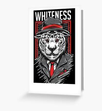 Whiteness Greeting Card