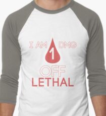Forsen - 1 DMG off Lethal Men's Baseball ¾ T-Shirt