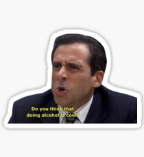 michael scott the office screen cap Sticker