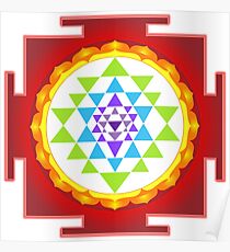 Sri Yantra Mandala for Meditation Poster