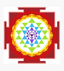 Sri Yantra Mandala for Meditation Photographic Print