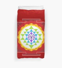 Sri Yantra Mandala for Meditation Duvet Cover