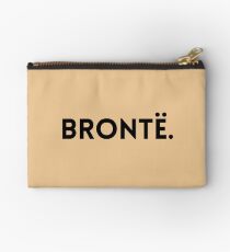Brontë Minimalist Name Design Studio Pouch