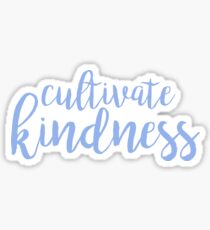 Cultivate Kindness - Light Blue Sticker