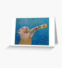 Happy Hamster New Year Greeting Card