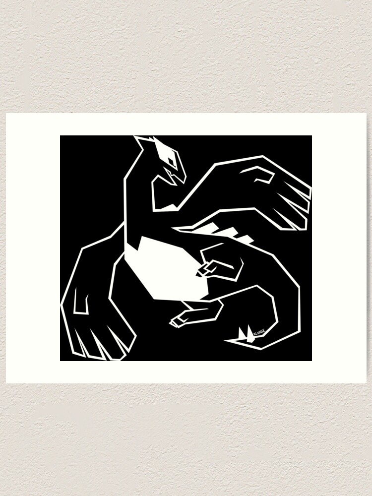 Alternate view of LARGE - w Art Print