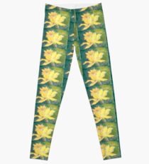 Retro Comic Daffodil Leggings