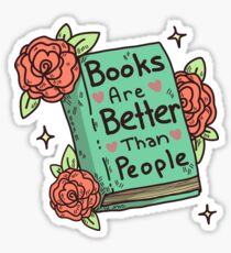 Pegatina Libros> Gente