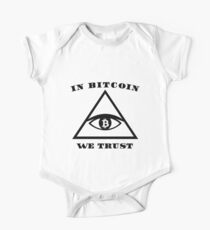 In Bitcoin vertrauen wir Baby Body Kurzarm