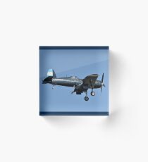 Corsair VH-III,Temora Airshow,Australia 2015 Acrylic Block