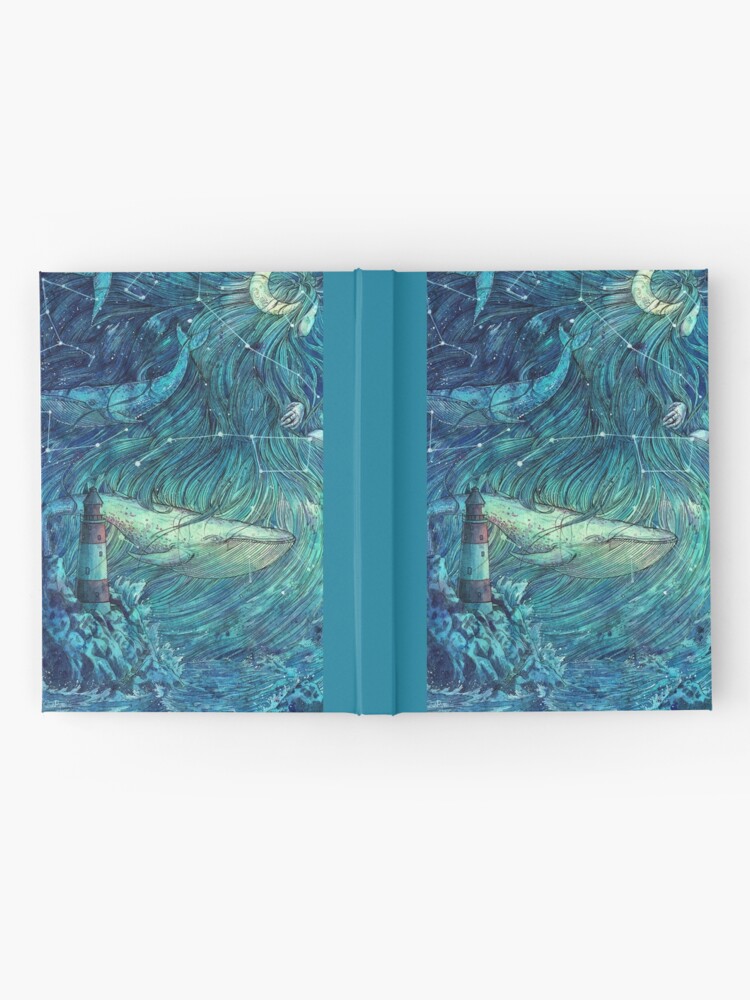 Alternate view of Moonlit Sea Hardcover Journal
