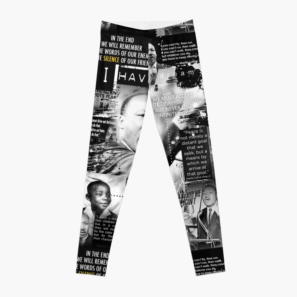 martin luther king jr Leggings
