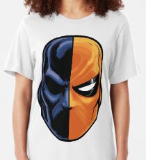 deathstroke - mask (more detail) Slim Fit T-Shirt