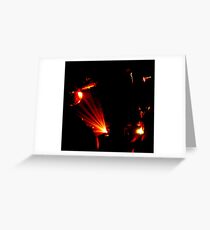 Strobed Out Greeting Card