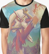 Blaze Kick_Painted Graphic T-Shirt