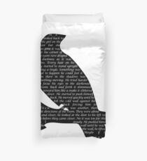 Crow Silhouette Duvet Cover