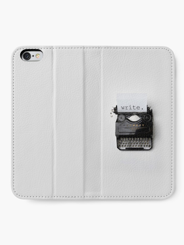 Alternative Ansicht von Schreiben, schreiben, schreiben. iPhone Flip-Case