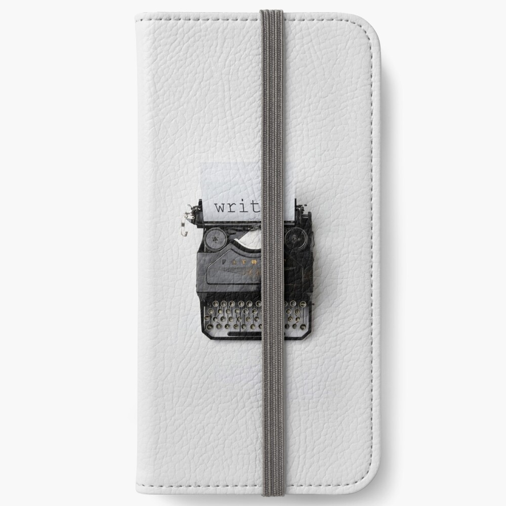 Schreiben, schreiben, schreiben. iPhone Flip-Case